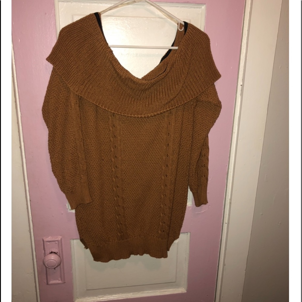 Off the shoulders sweater
